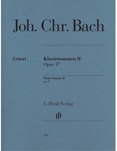 BACH J.C.-Sonatas Op.17 para Piano (Urtext)