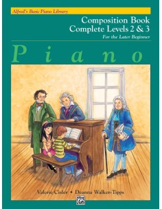 ALFRED-Basic Piano Course: Composition Book Complete 2 and 3 para Piano (Cisler/Tipps)