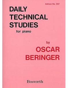 BERINGER O.-Daily Technical Studies para Piano