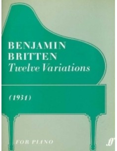 BRITTEN B.-Variations sur un thème (12) pour piano