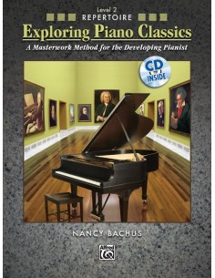ALFRED-Exploring Piano Classics Repertoire Level 2 para Piano (Inc.CD)