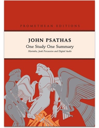 PSATHAS J.-One Study, One Summary para Percusion (Inc.CD)