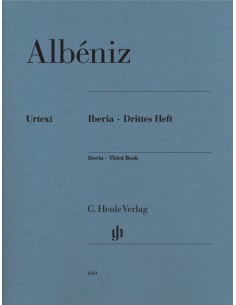ALBENIZ I.-Suite Iberia Vol. 3: El Albaicin, El Polo y Lavapies para Piano (Urtext)
