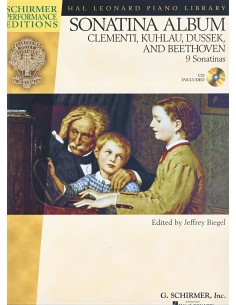 BEETHOVEN & CLEMENTI & DUSSEK & KUHLAU-Sonatina Album (9 Sonatinas) Piano (Biegel) (Audio Online)