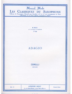 CORELLI A.-Adagio per sassofono in Mib e pianoforte (mulo)