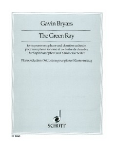 BRYARS G.-The Green Ray para Saxofon Soprano en Sib y Piano