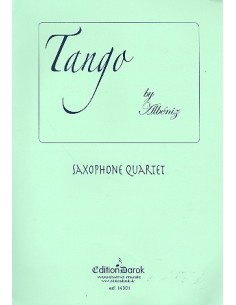 ALBENIZ I.-Tango Op.165 nº 2 para 4 Saxofones (Kovacs)
