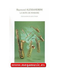 ALESSANDRINI R.-La Boite de Pandora para Saxofon Mib y Piano