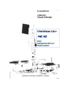 ELOY C.-Moai per sassofono in Mib e percussioni