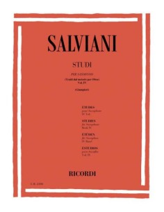 SALVIANI C.-Studies Vol.4 for Saxophone (Giampieri)