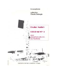 MABRY D.-Cerimonia I per sassofono Mib (oboe)