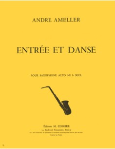 AMELLER A.-Entree et Danse for Eb Saxophone