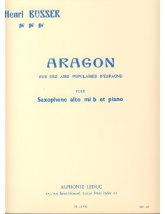 BUSSER H.-Aragon per sassofono e pianoforte