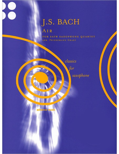 BACH J.S.-Air per 4 sassofoni (Graef)