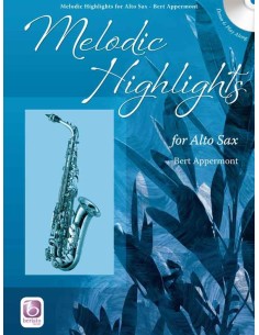 APPERMONT B.-Melodic Highlights para Saxofon Mib (Inc.CD)