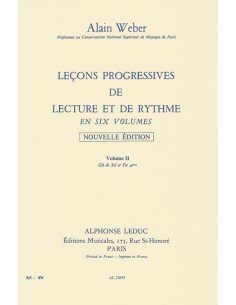 WEBER A.-Lecons Progressives de Lecture et de Rythme 2º
