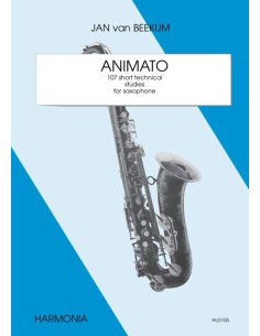 VAN BEEKUM J.-Animato (107 Short Technical Studies) para Saxofon