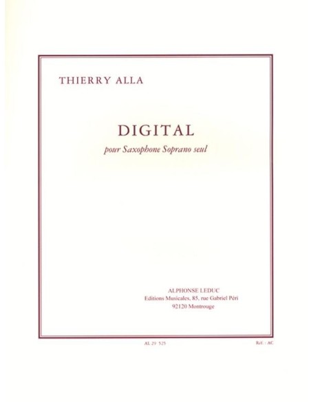 ALLA T.-Digital para Saxofon Soprano