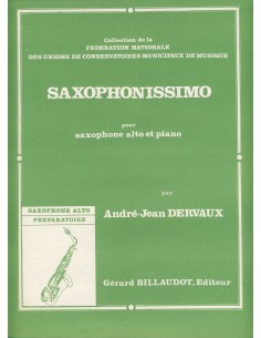 DERVAUX A.J.-Saxophonissimo per sassofono in Mib e pianoforte