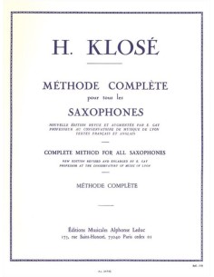KLOSE H.E.-Methode Complete für Saxophon