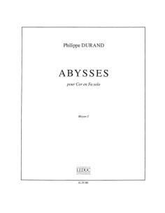 DURAND P.-Abysses para Trompa en Fa