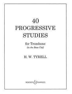 TYRELL H.W.-Progressive Studies (40) pour trombone (Low Key)