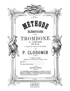 CLODOMIR P.-Methode Elementaire for Piston Trombone