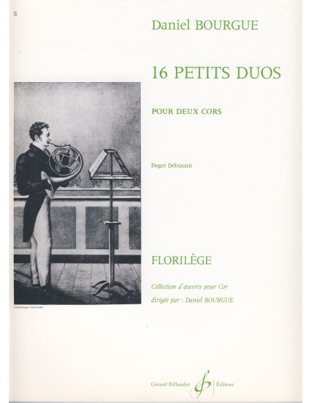BOURGUE D.-Petites Duos (16) per 2 corna