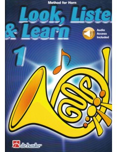 BOERSTOEL & KASTELEIN-Look, Listen and Learn (Metodo) Vol.1 para Trompa en Fa (Audio Online)