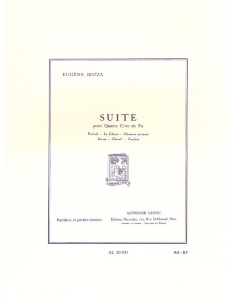 BOZZA E.-Suite per 4 corna