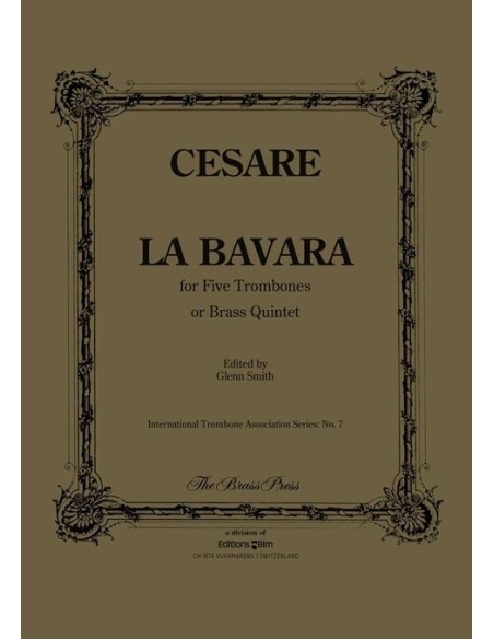 CESARE G.M.-La Bavara pour 5 trombones