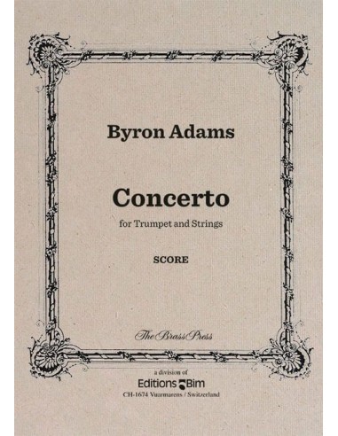 ADAMS B.-Concerto per Tromba e Pianoforte