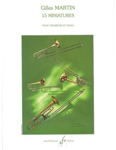 MARTIN G.-Miniatures (15) para Trombon Alto y Piano