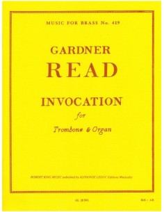 READ G.-Invocation para Trombon y Organo