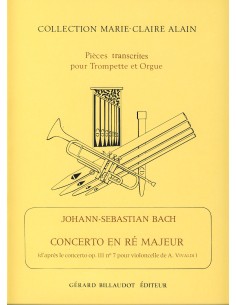 BACH J.S.-Concierto en Re Mayor al estilo del Concierto Op.3 nº 7 de Vivaldi para Trompeta y Organo