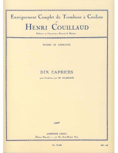 BLEGER M.-Caprichos (10) pour trombone (Couillaud)