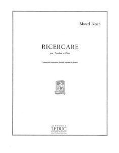 BITSCH M.-Ricercare per Trombone e Pianoforte