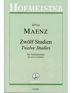 MAENZ O.-Studies (12) for Tenor Trombone