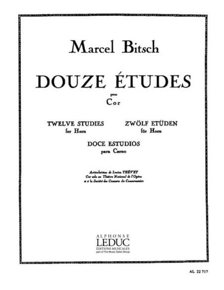 BITSCH M.-Estudios (12) para Trompa