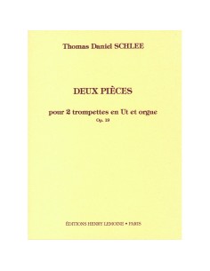SCHLEE T.D.-Pezzi (2) Op.19 per 2 Trombe e Organo