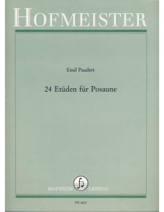 PAUDERT E.-Estudios (24) para Trombon (Seyffarth)