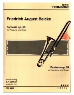 BELCKE F.A.-Fantasia Op.58 para Trombon y Organo