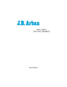 ARBAN J.B.-Duos Faciles para 2 Trompetas