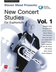 MEAD S.-New Concert Studies Vol.1 para Bombardino (TC) (Audio Online)