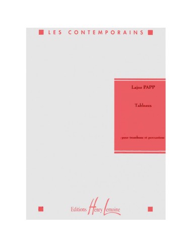 PAPP L.-Tableaux for Trombone and Percussion