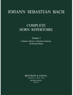 BACH J.S.-Repertorio Orquestal Vol.3: Cantatas,Misas,Oratorios y Obras Orquestales para Trompa (Vern