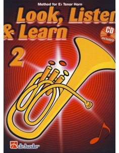 BOERSTOEL & KASTELEIN-Look, Listen and Learn (Metodo) Vol.2 para Trompa en Mib (Inc.CD)