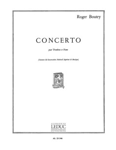 BOUTRY R.-Concerto per trombone e pianoforte