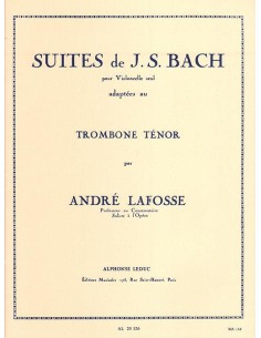 BACH J.S.-Suites (6) (Originales para Violoncello) para Trombon Tenor (Lafosse)