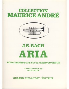 BACH J.S.-Aria per Tromba e Pianoforte (Organo) (Thilde)